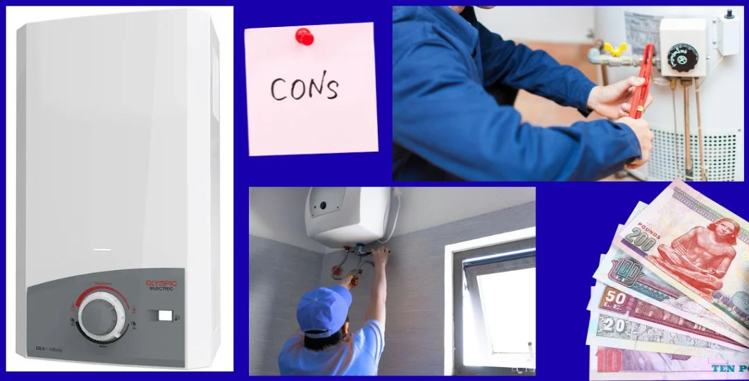 عيوب سخان غاز اوليمبك 10 لتر