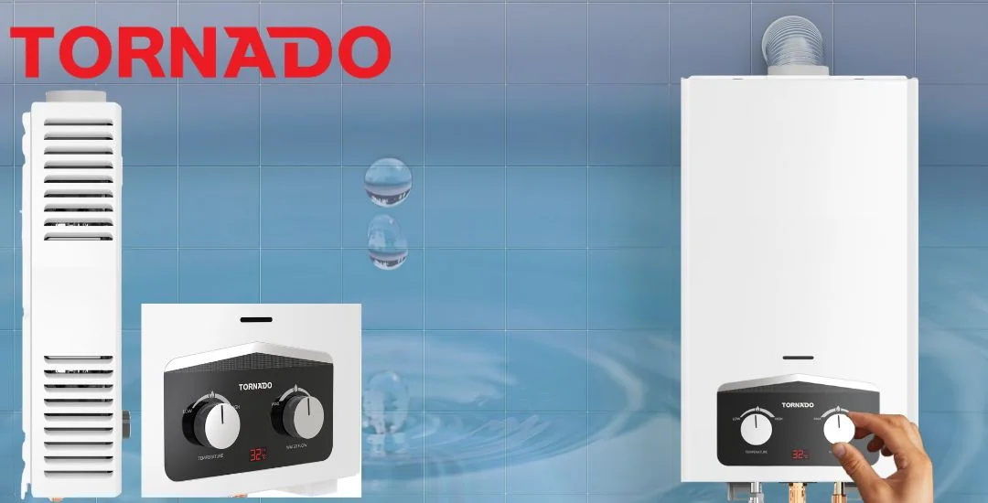 مميزات وعيوب سخان غاز تورنيدو 10 لتر