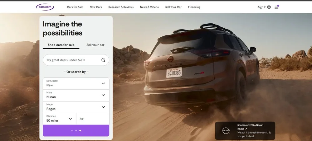 موقع cars.com موقع cars.com