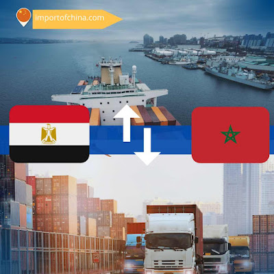 شركات الشحن من المغرب إلى مصر
