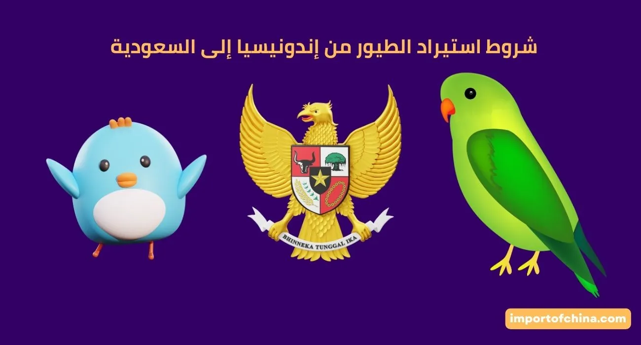 شروط استيراد الطيور من إندونيسيا إلى السعودية