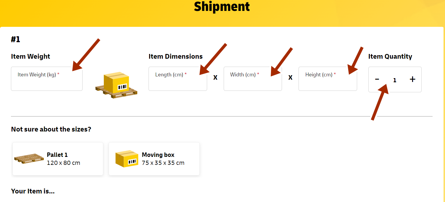 أسعار الشحن خارج السعودية من DHL