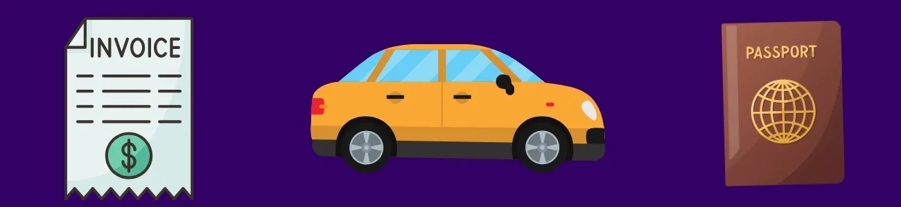 تصدير السيارات الخاضعة للرسوم