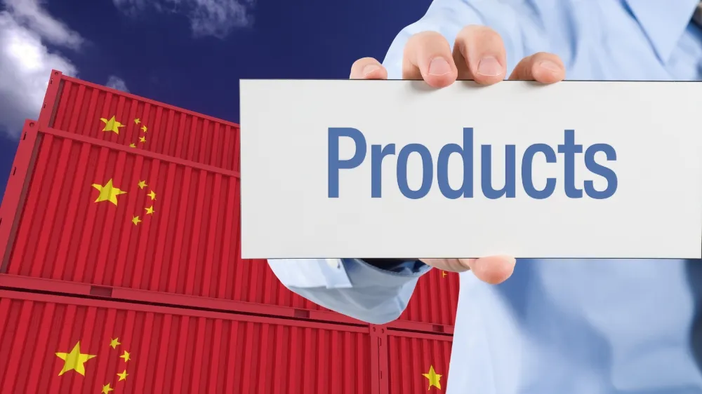 المنتجات التي يمكن استيرادها من الصين