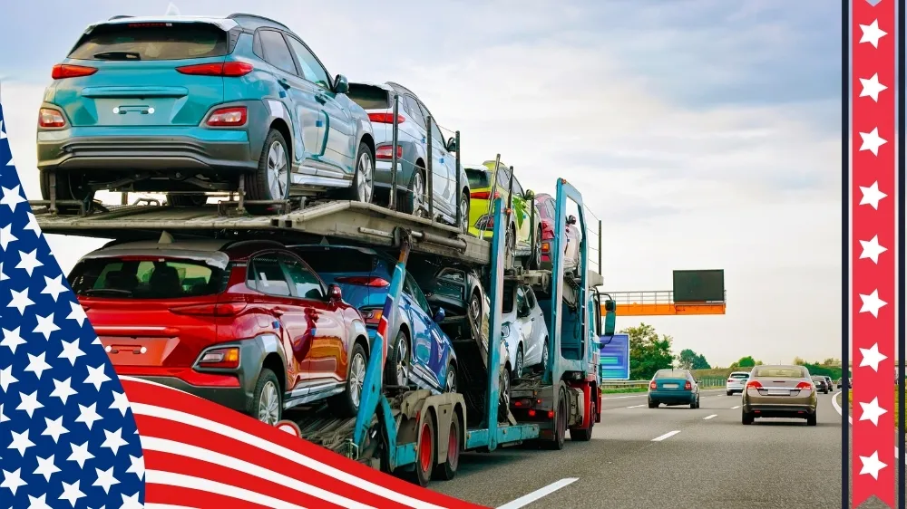 طرق شحن السيارات من أمريكا