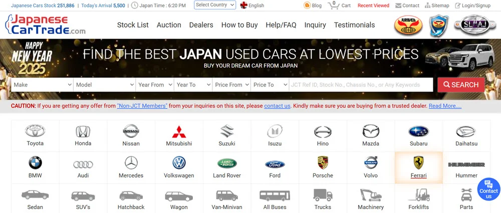 Japanese Car Trade