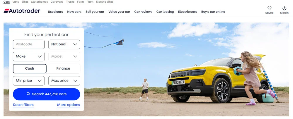 موقع AutoTrader 