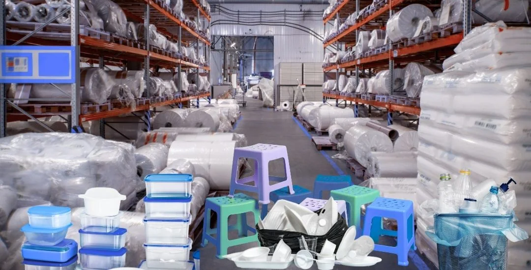 أمثلة على المنتجات البلاستيكية