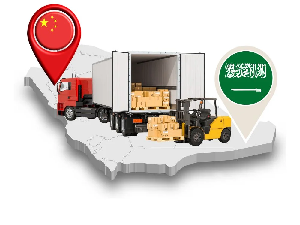 مراحل الشحن من الصين إلى السعودية