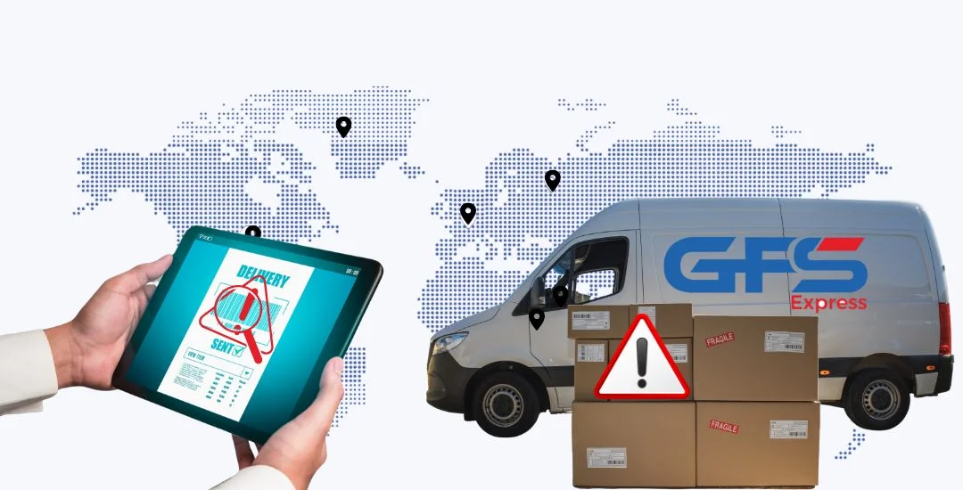 مشكلات تتبع شحنة gfs