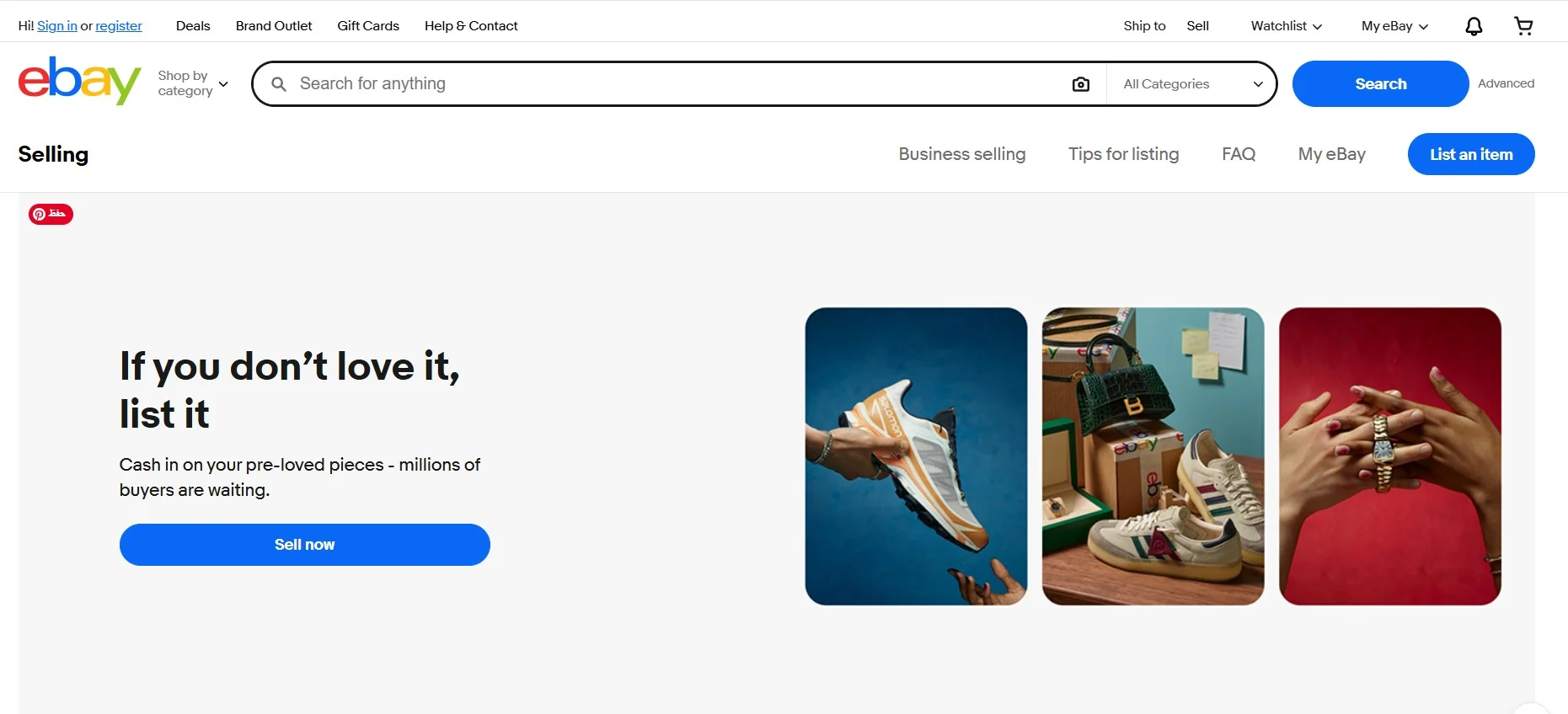 خطوات البيع على موقع ebay بالعربي